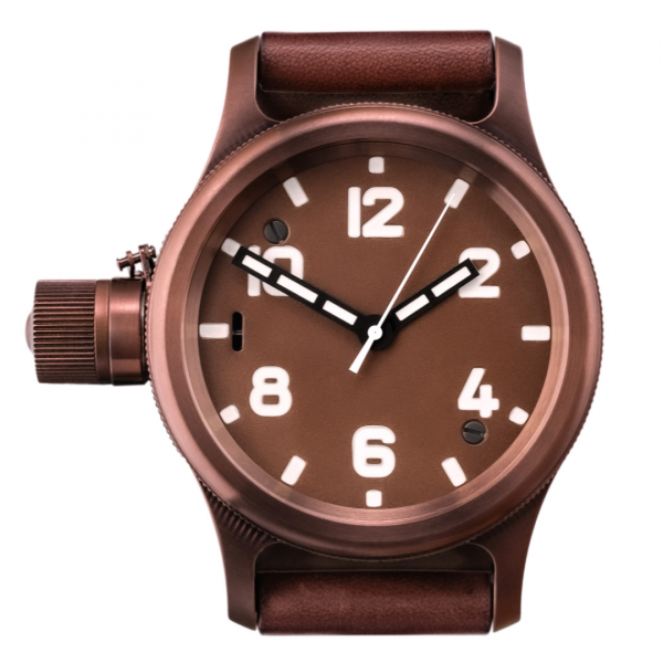 Часы AGAT Эстет 46 мм, коричневый - Изображение 1