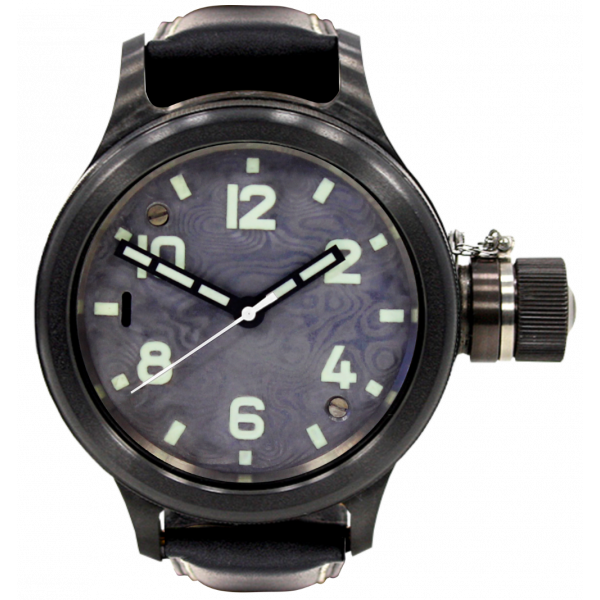 Часы AGAT 295 Цирконий 46 мм Дамаск Сапфир - Изображение 2