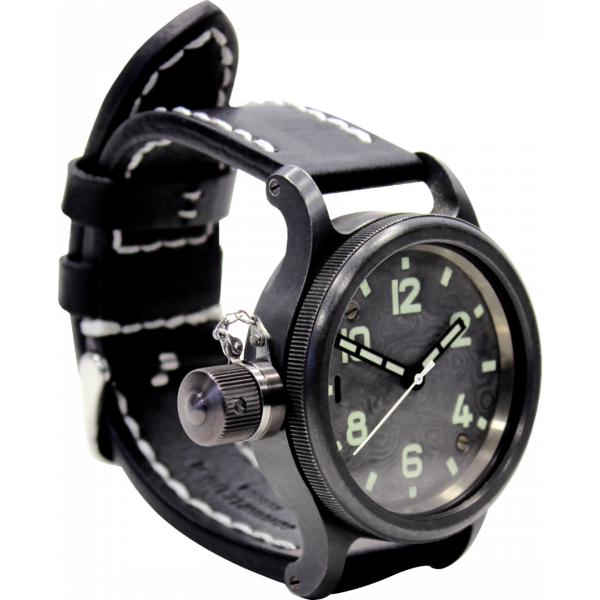 Часы AGAT 295 Цирконий 46 мм Дамаск Сапфир - Изображение 3